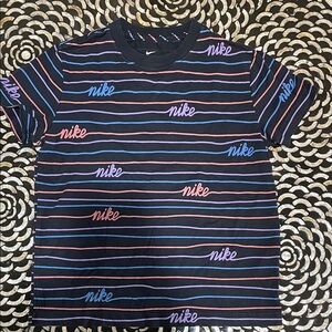 Nike Kids' Multicolor Striped Tee